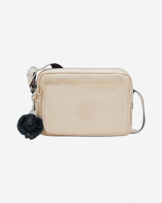 حقيبة كتف متوسطة الحجم من كيبلينج أبانو إم، لون بيج، I7076-26V