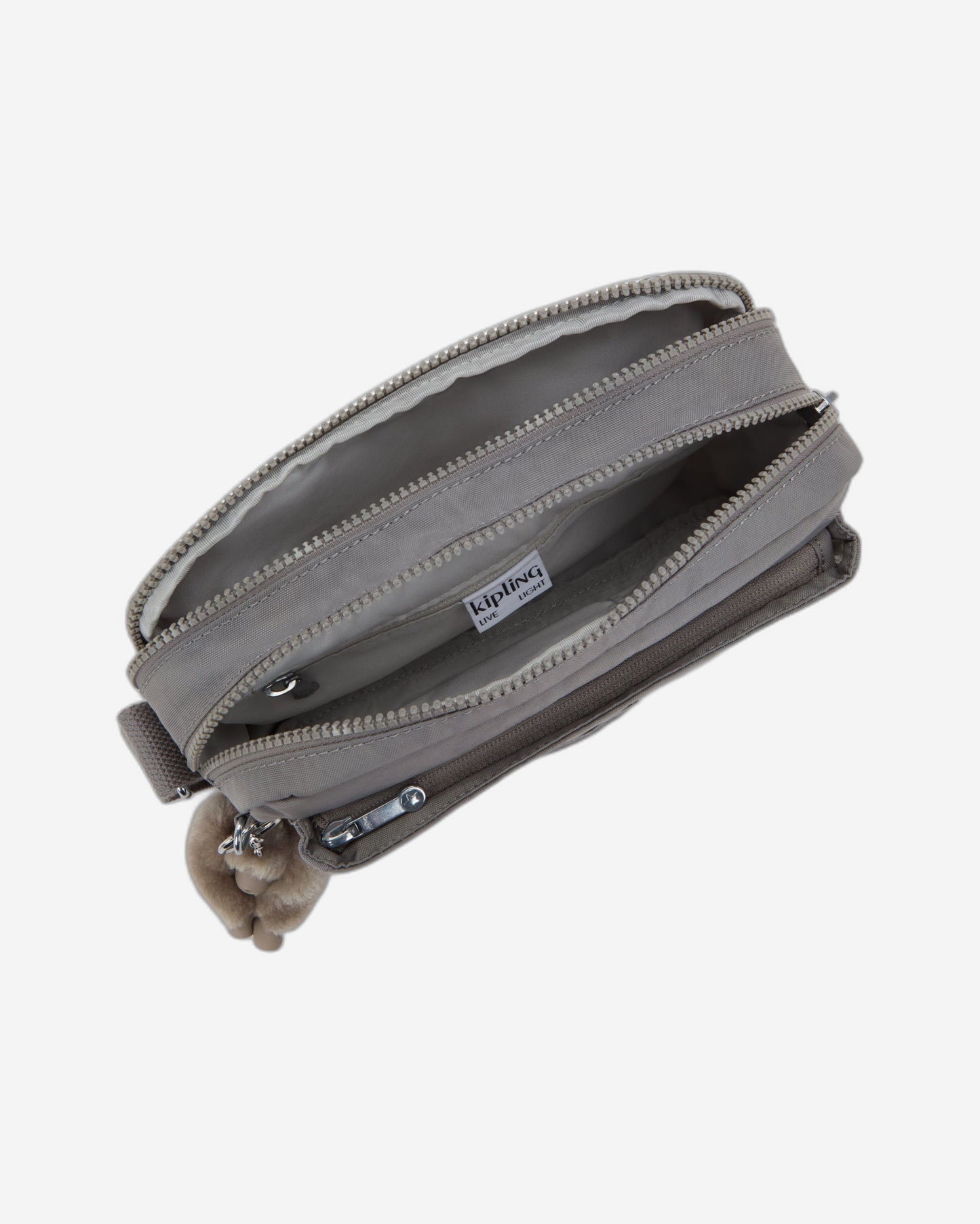 حقيبة Kipling Abanu M رمادية جذابة متوسطة الحجم I7076-8DH