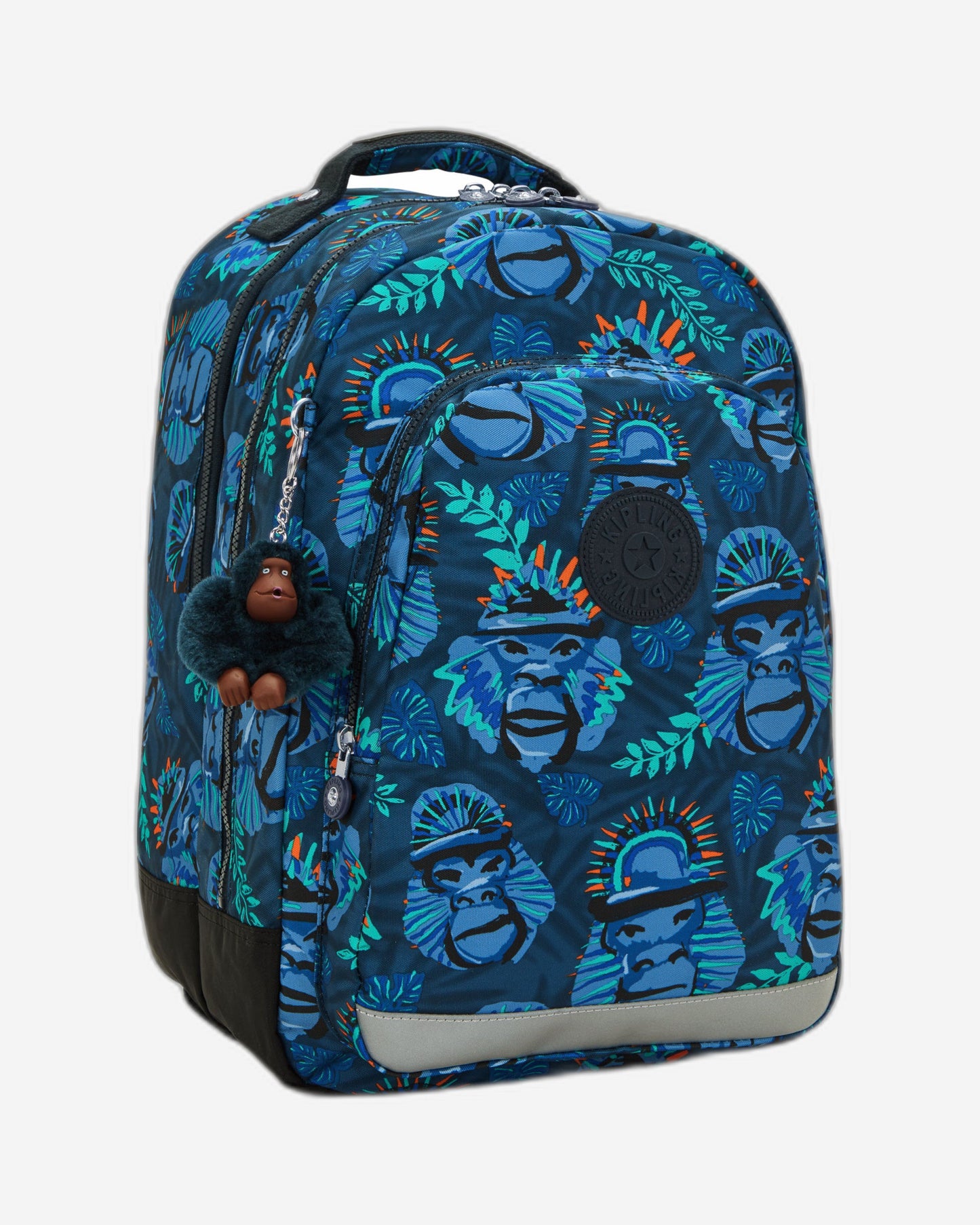 حقيبة ظهر كبيرة من Kipling Class Room Blue Monkey Fun C2I7090-8HJ