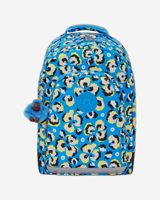 حقيبة ظهر Kipling Class Room Leopard Floral كبيرة C2I7090-P2A