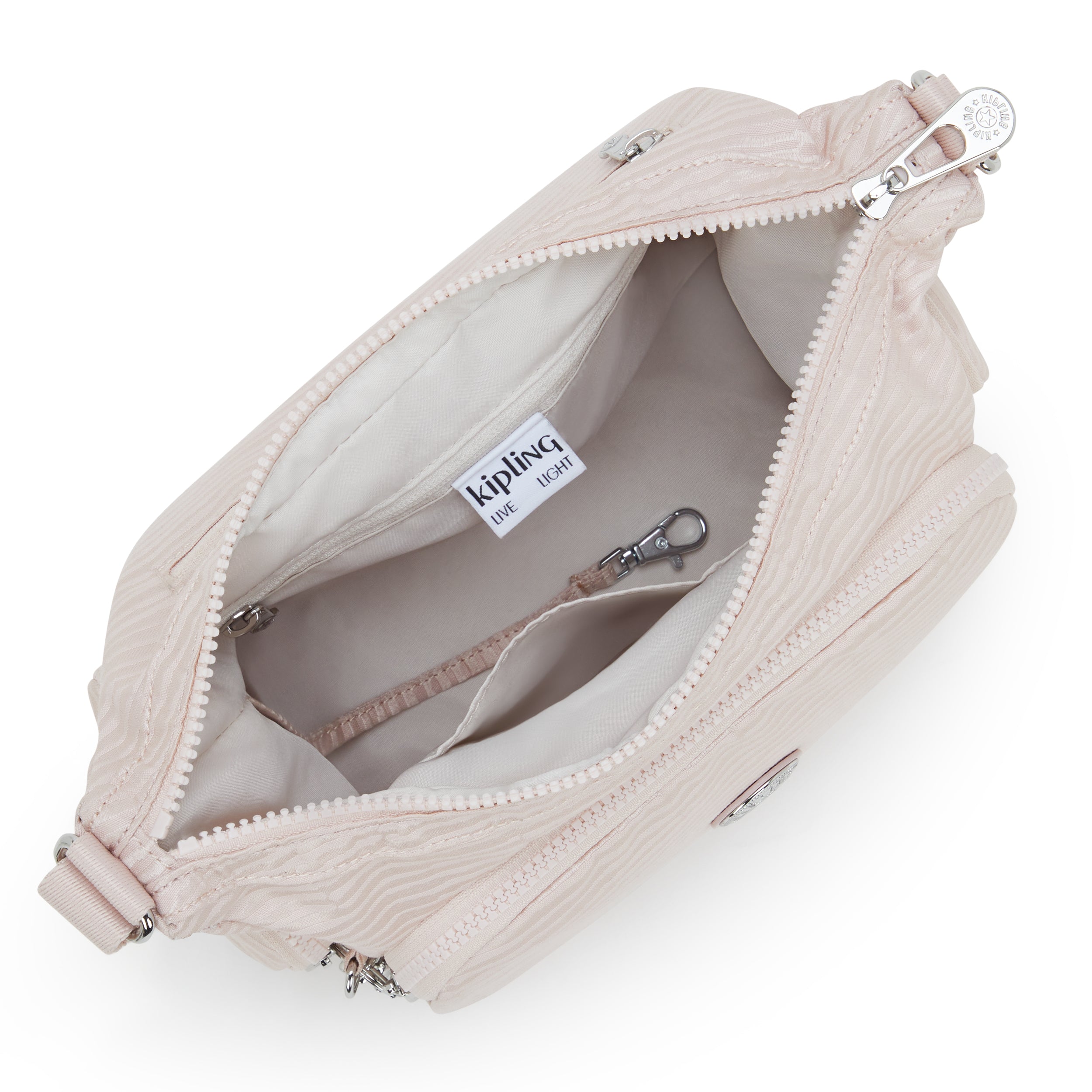 حقيبة كتف متوسطة الحجم من كيبلينج غاب إس بينك بيرل Jq I7101-9KF