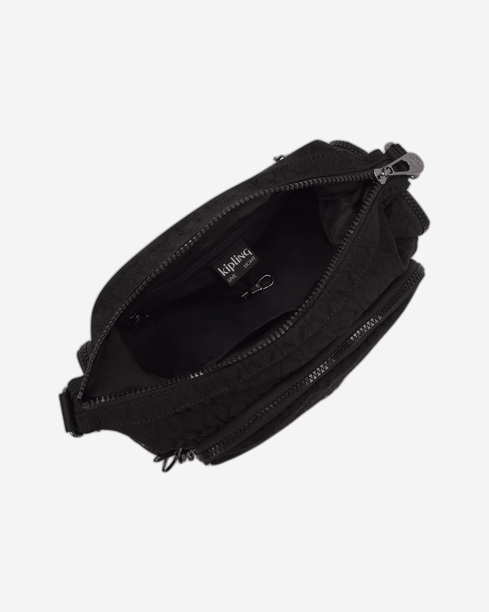 حقيبة كتف متوسطة الحجم من كيبلينج غاب إس - علامة سوداء - I7101-Y12