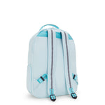 حقيبة ظهر KIPLING Seoul Lap Blue Sky Metallic كبيرة (مع حجرة للكمبيوتر المحمول) I7135-5MB