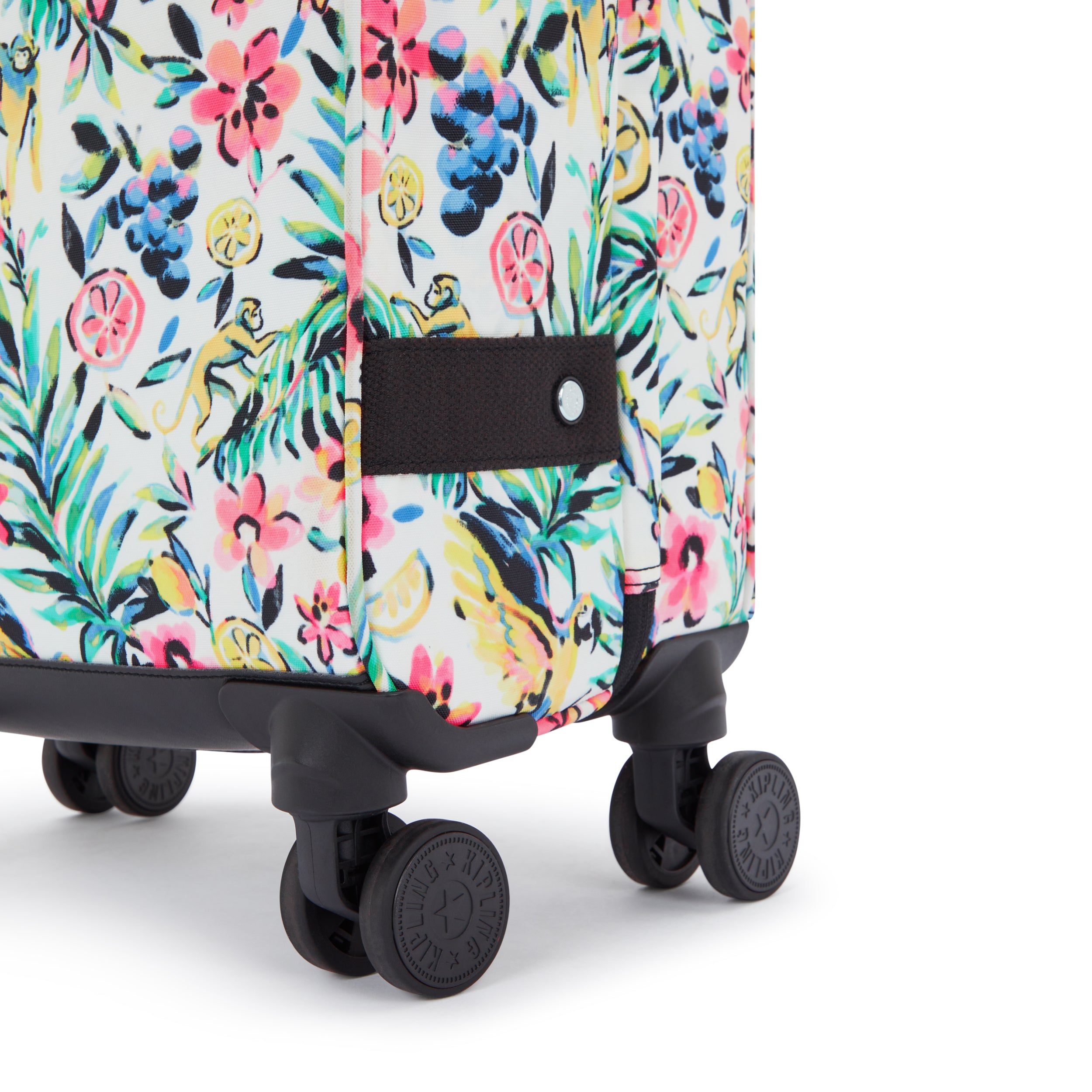 حقيبة سفر Kipling Spontaneous S صغيرة بعجلات بتصميم كوكتيل زهري I7211-5DZ