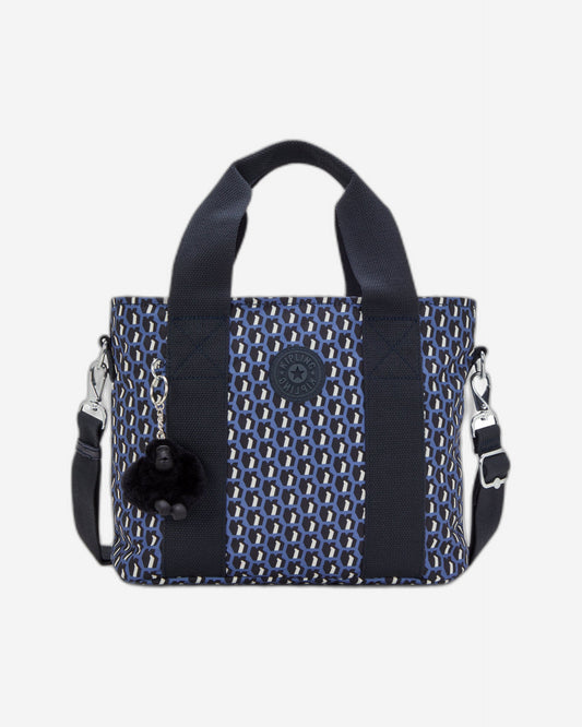 حقيبة كيبلينج مينتا إم 3 دي كيه زرقاء متوسطة الحجم I7229-4JS