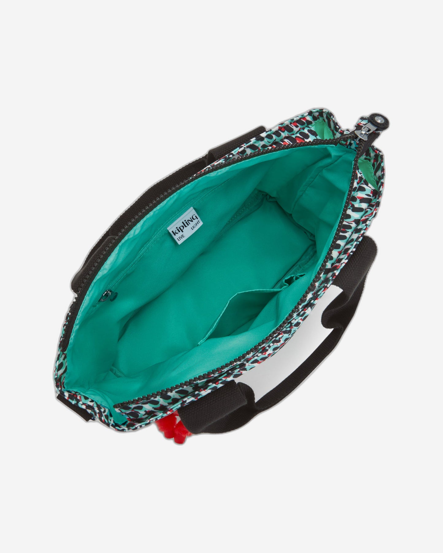 حقيبة كيبلينج مينتا متوسطة الحجم بطبعة تجريدية C2I7229-GN6