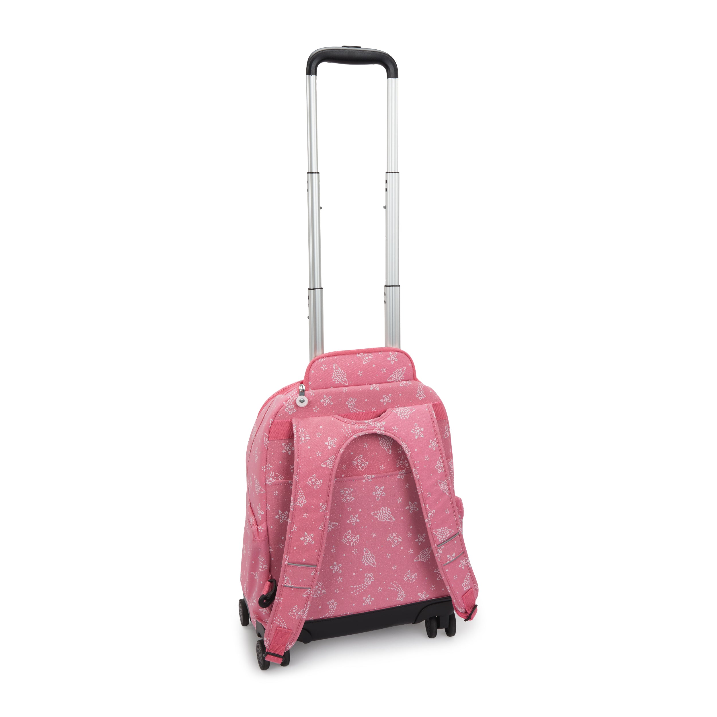 حقيبة ظهر كبيرة بعجلات من كيبلينج نيوزيلندا بتصميم قطط لامعة (مع جيب للكمبيوتر المحمول) I7267-5FR