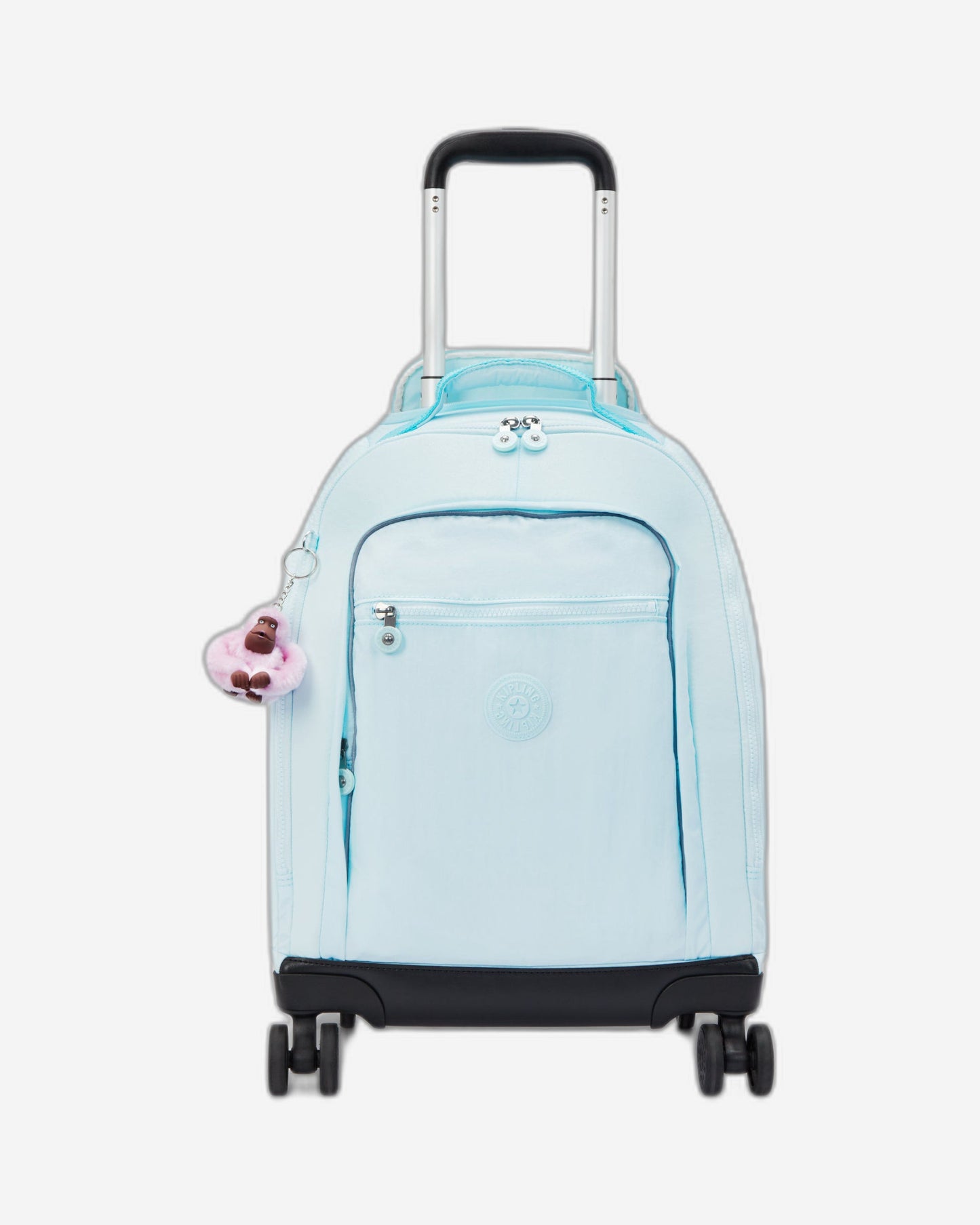 حقيبة ظهر KIPLING New Zea Blue Sky Metallic كبيرة بعجلات (مع حماية للكمبيوتر المحمول) I7267-5MB