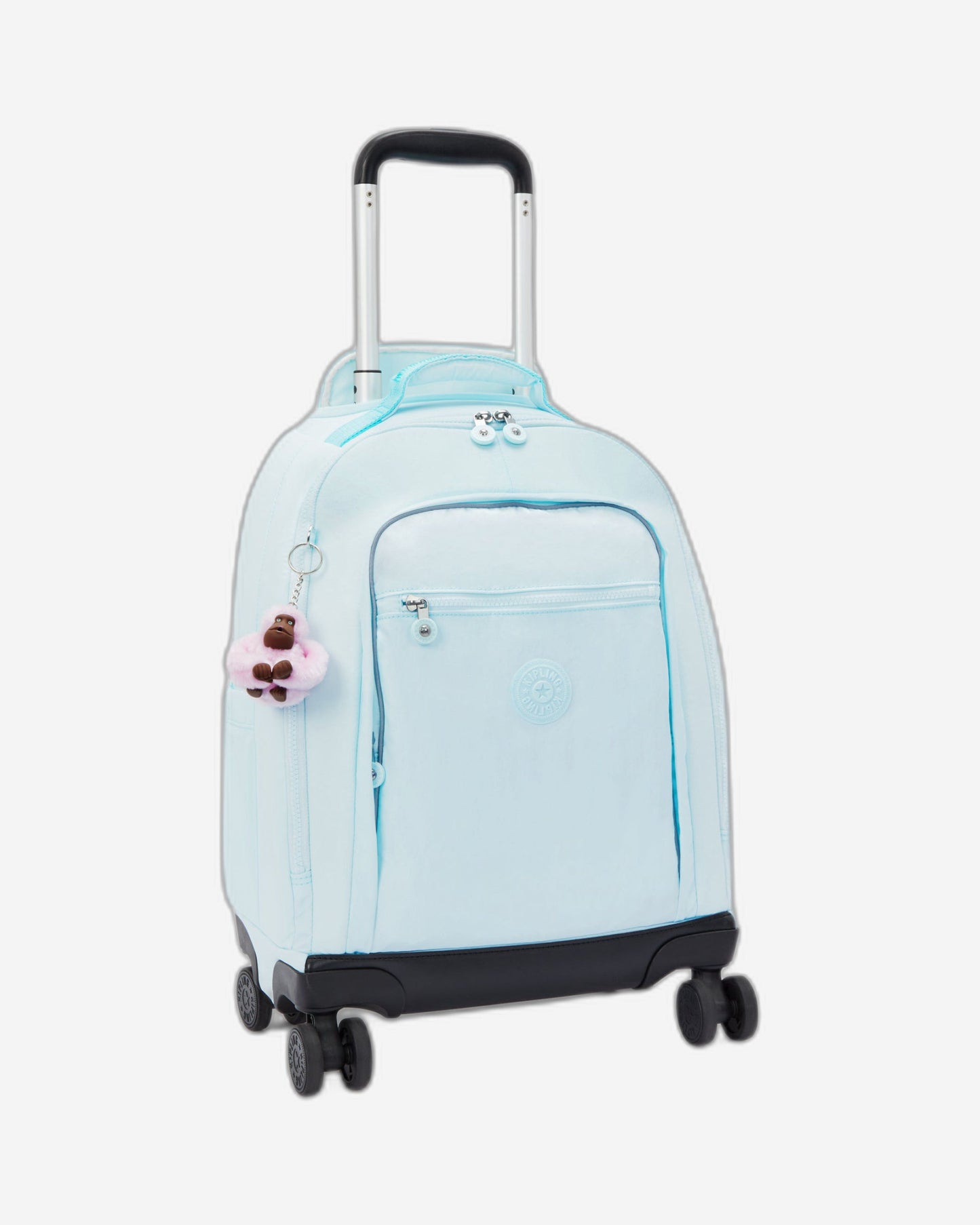 حقيبة ظهر KIPLING New Zea Blue Sky Metallic كبيرة بعجلات (مع حماية للكمبيوتر المحمول) I7267-5MB