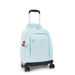 حقيبة ظهر KIPLING New Zea Blue Sky Metallic كبيرة بعجلات (مع حماية للكمبيوتر المحمول) I7267-5MB
