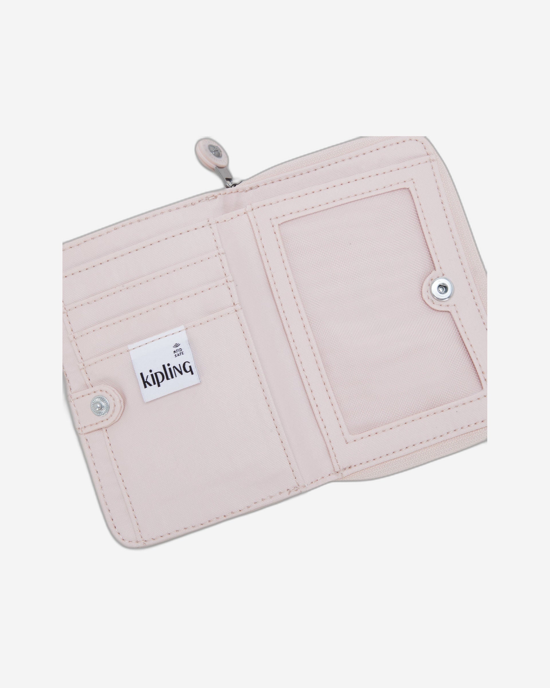 محفظة كيبلينج موني لوف بينك شاين متوسطة الحجم I7276-3DZ