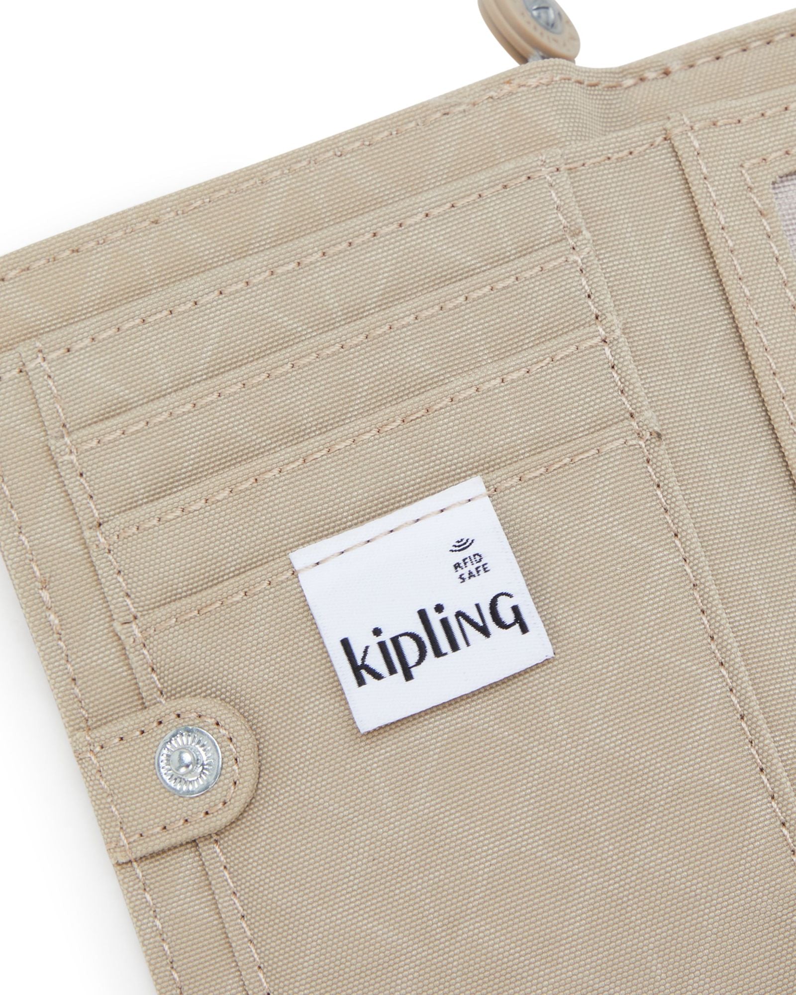 محفظة كيبلينج موني لوف سيجنتشر متوسطة الحجم، بيج، منقوشة، I7276-96A