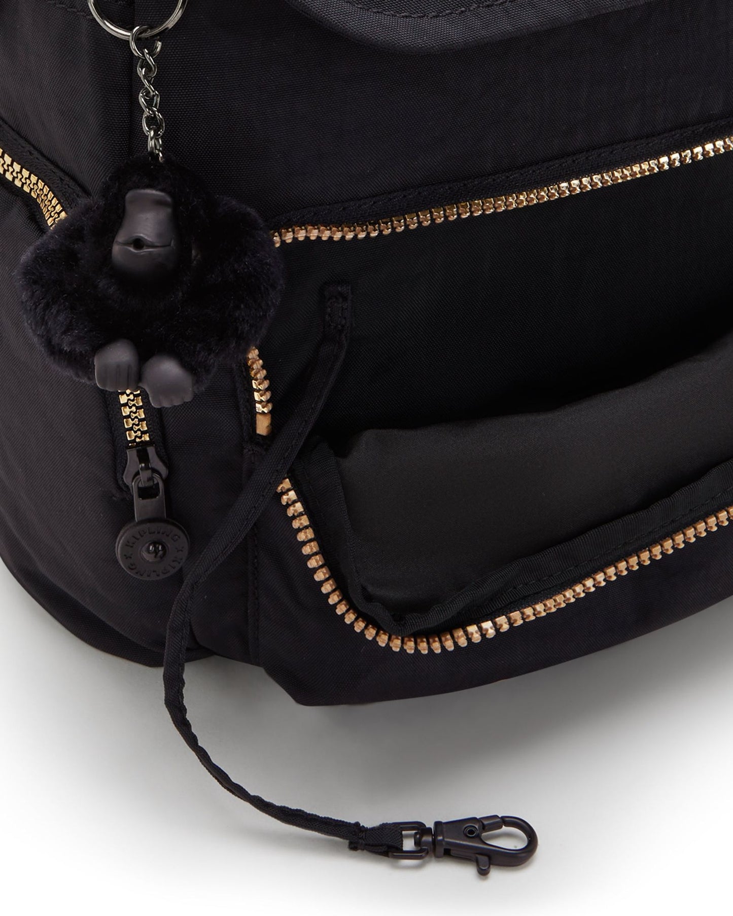 حقيبة ظهر كيبلينج سيتي زيب إس غلوريوس جولد صغيرة I7354-1BG