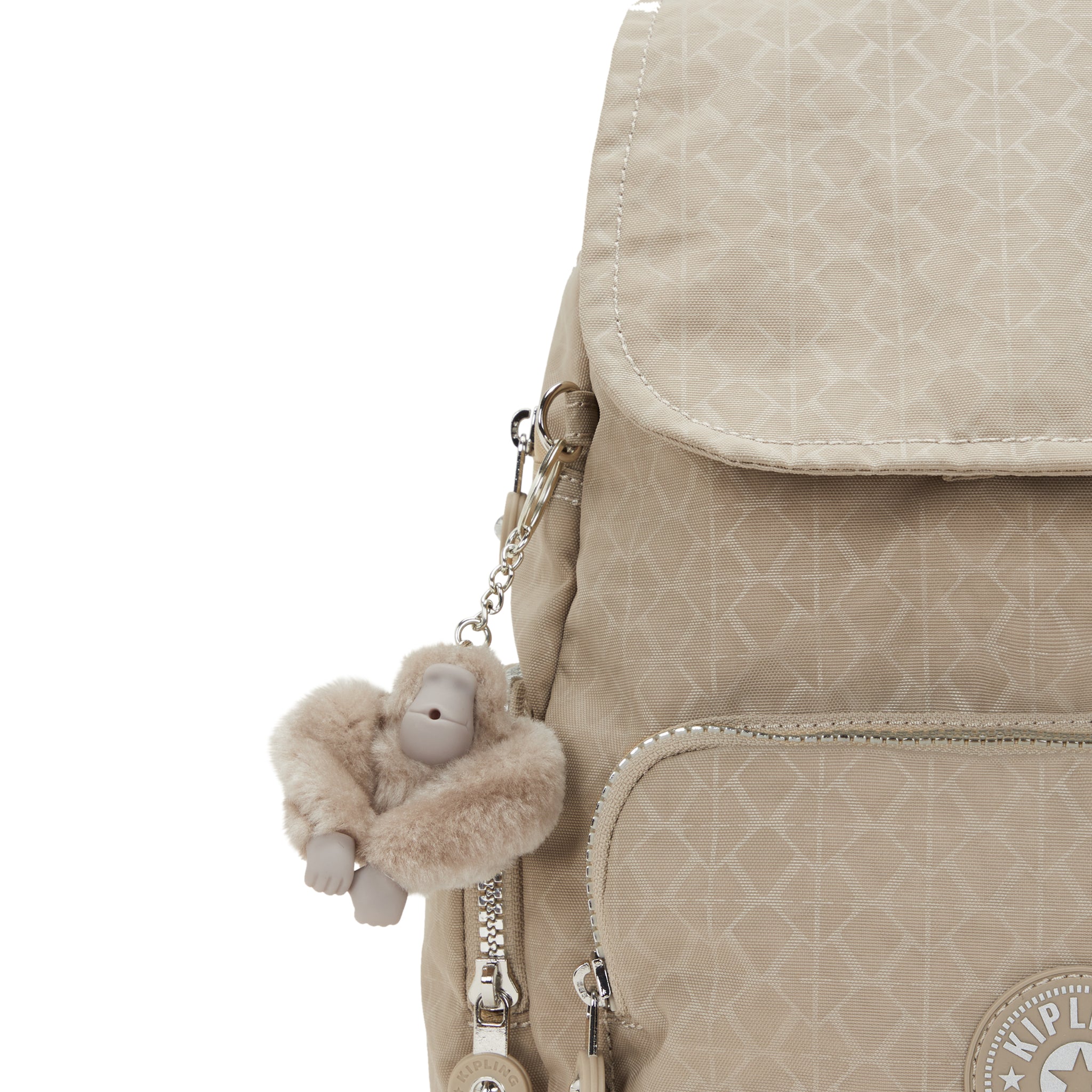 حقيبة ظهر صغيرة Kipling City Zip S Glorious Be Sil I7354-42N