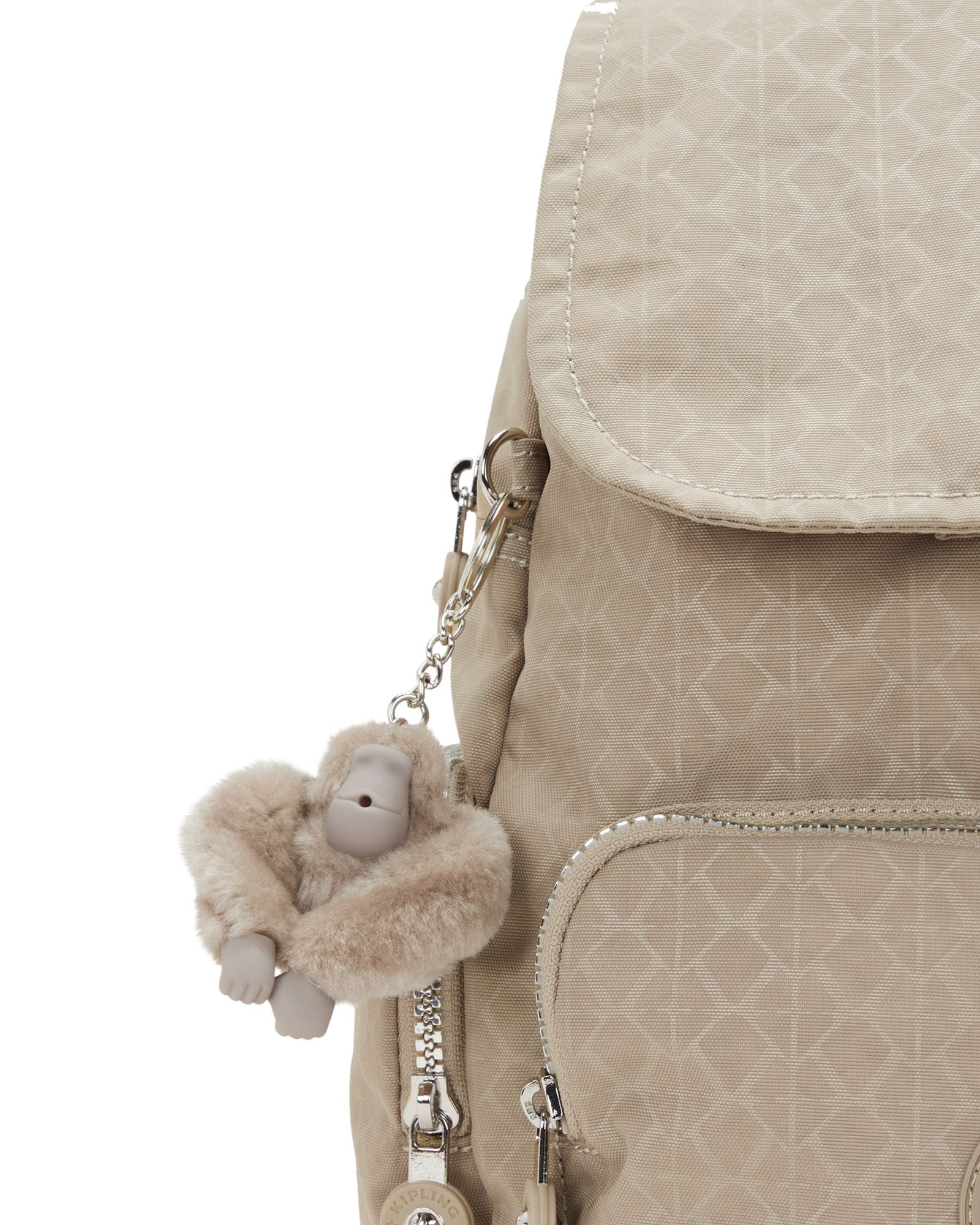 حقيبة ظهر صغيرة Kipling City Zip S Glorious Be Sil I7354-42N