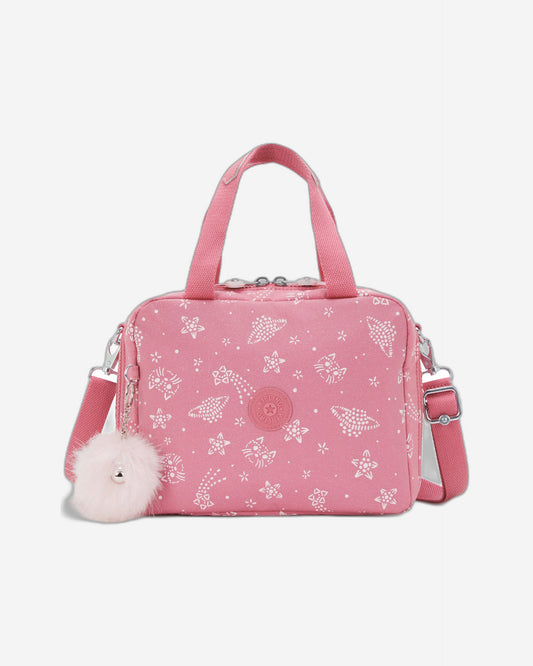 حقيبة غداء كبيرة من كيبلينج ميو بتصميم قطط لامعة (مع جيب لعربة السفر) I7363-5FR