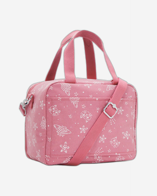 حقيبة غداء كبيرة من كيبلينج ميو بتصميم قطط لامعة (مع جيب لعربة السفر) I7363-5FR