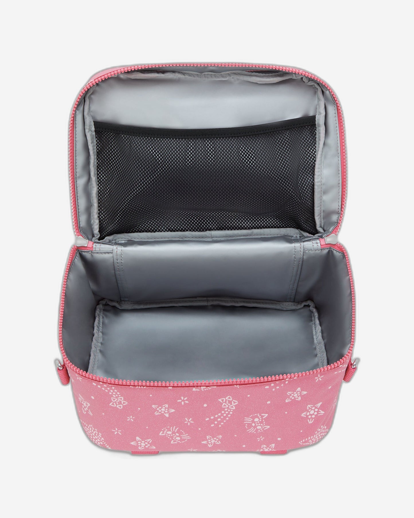 حقيبة غداء كبيرة من كيبلينج ميو بتصميم قطط لامعة (مع جيب لعربة السفر) I7363-5FR