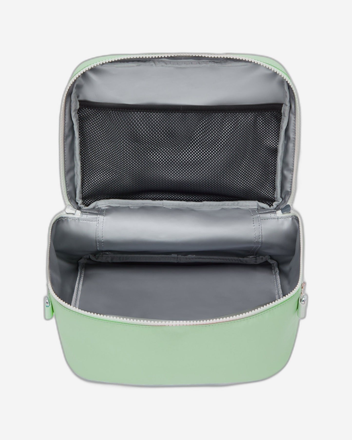 حقيبة غداء كيبلينج مييو ناعمة خضراء كبيرة مع جراب عربة C2I7363-5KY