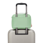 حقيبة غداء كيبلينج مييو ناعمة خضراء كبيرة مع جراب عربة C2I7363-5KY