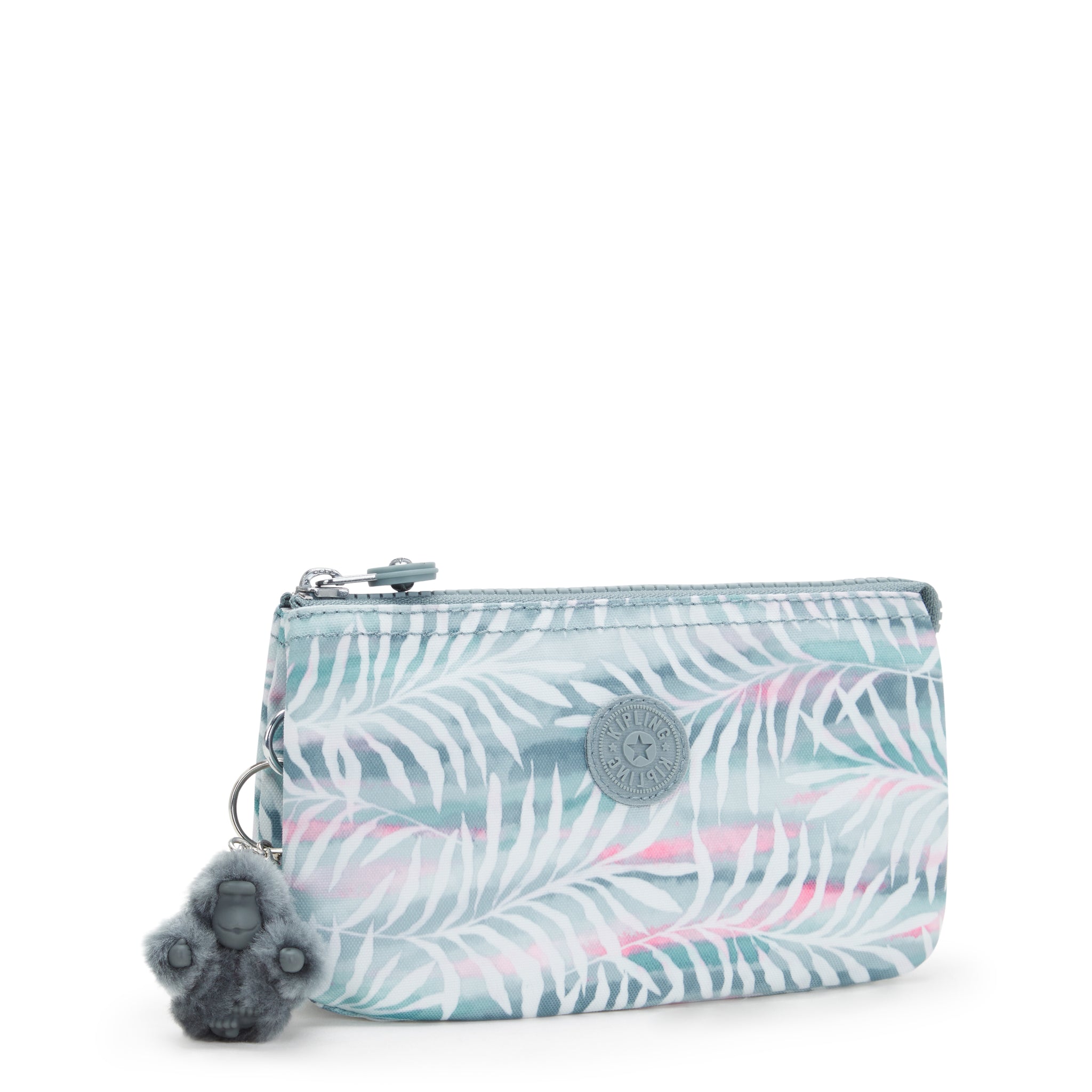 محفظة كيبلينج كرييتيفيتي إل كبيرة بنقشة أوراق النخيل I7410-3QN