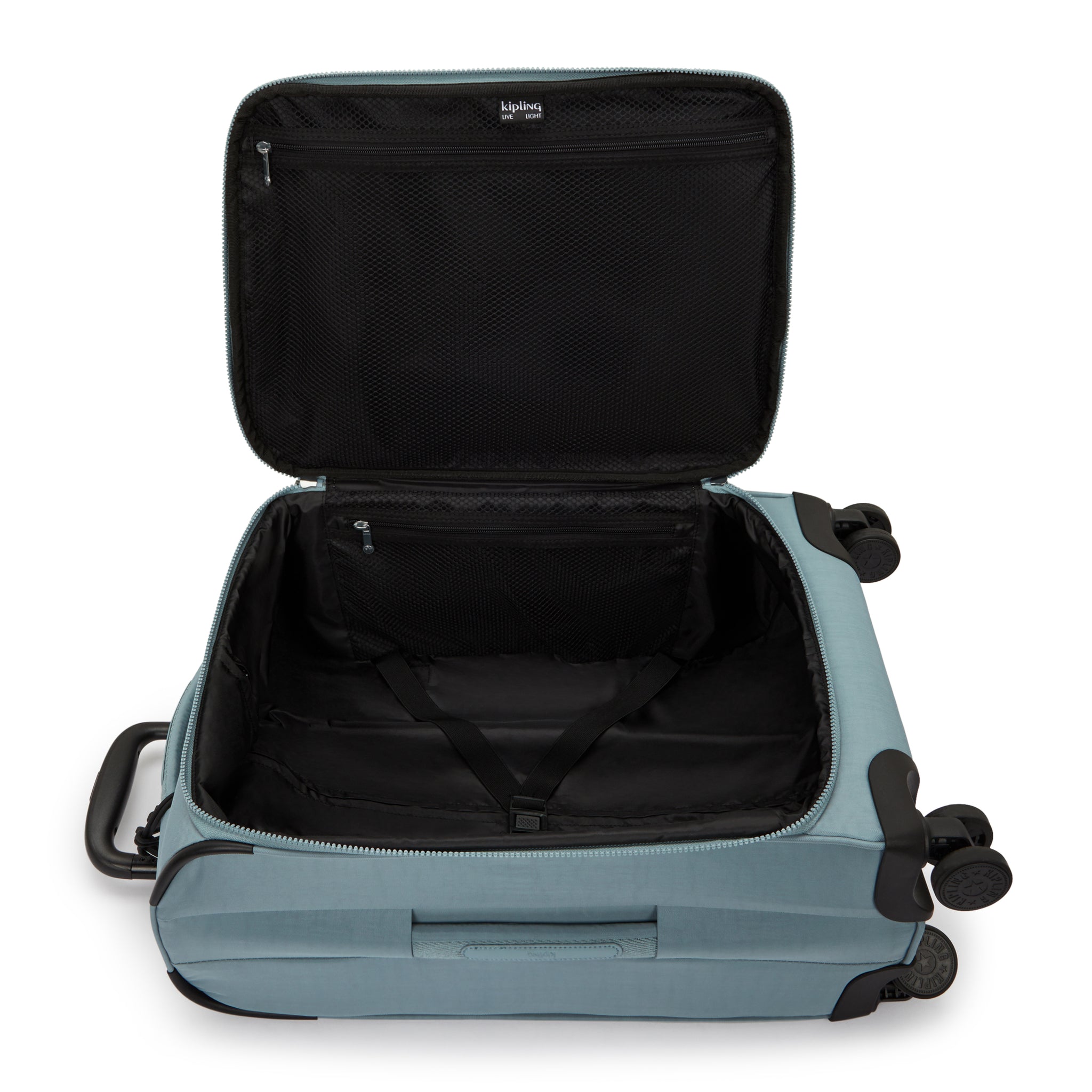 حقيبة كيبلينج نيو يوري سبين إس رمادية مريحة صغيرة بعجلات I7504-3NL