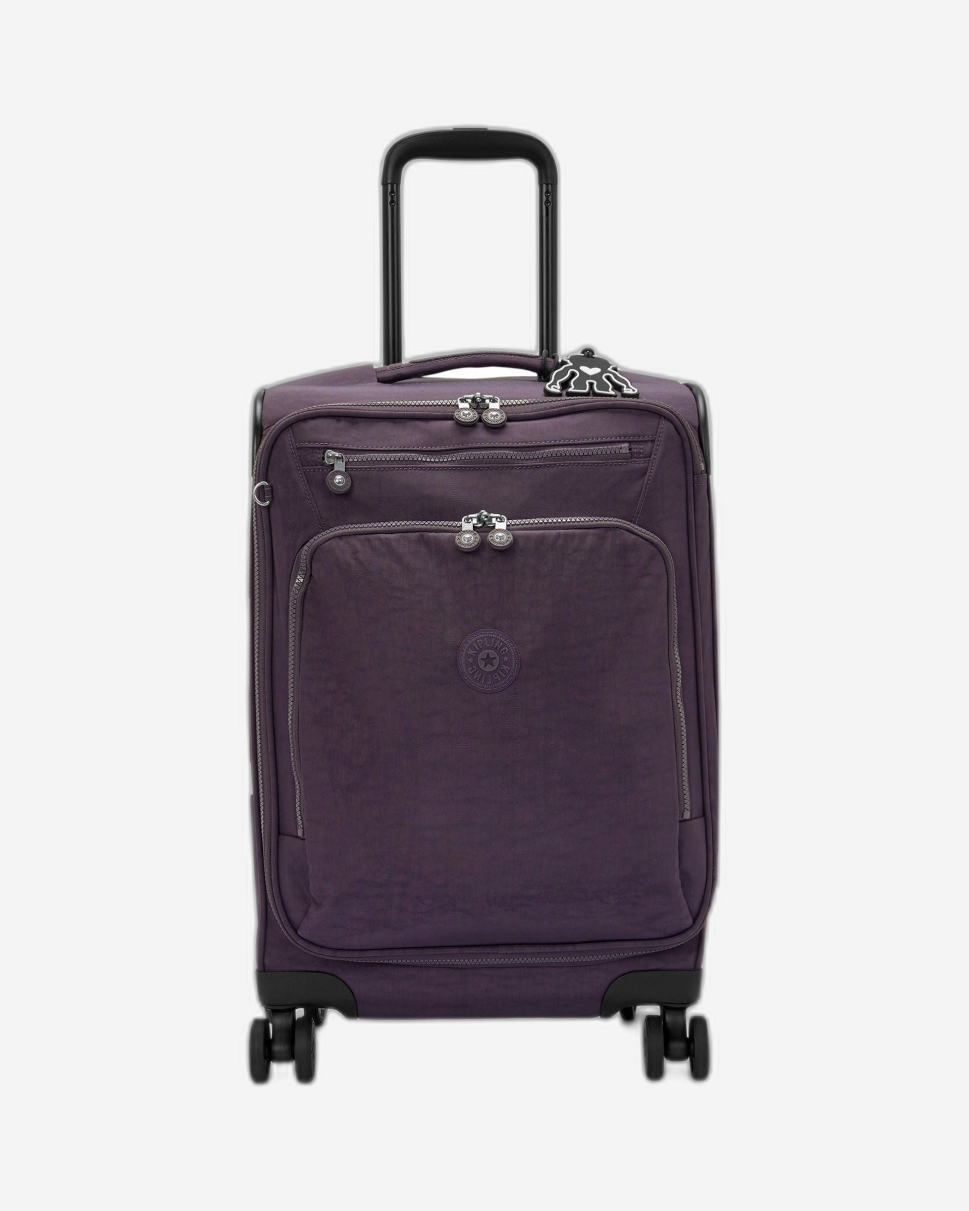 حقيبة سفر Kipling New Youri Spin S Ultimate Plum صغيرة الحجم I7504-67U
