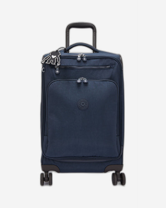 حقيبة سفر صغيرة Kipling New Youri Spin S Blue Bleu 2 ذات عجلات قابلة للطي C2I7504-96V