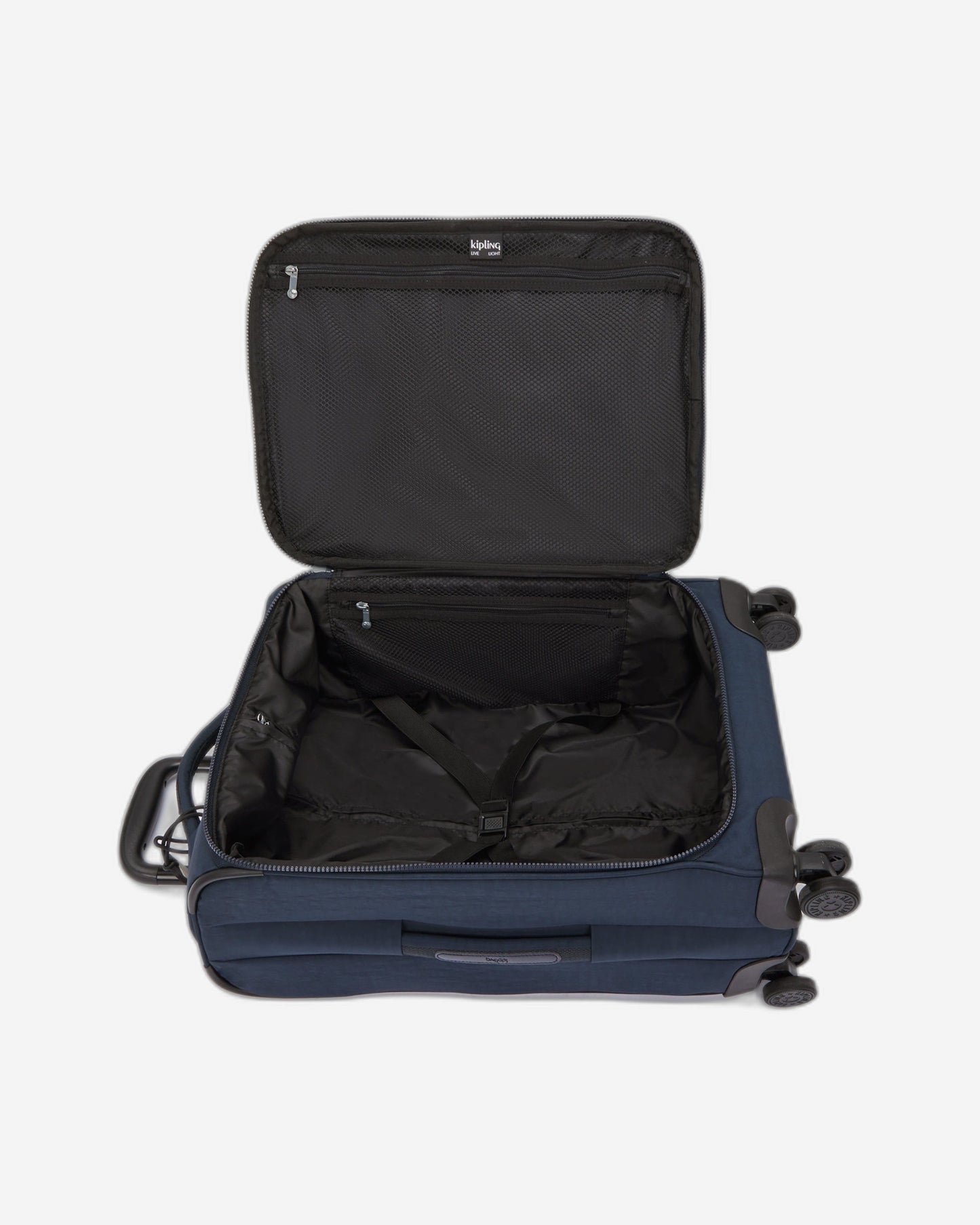 حقيبة سفر صغيرة Kipling New Youri Spin S Blue Bleu 2 ذات عجلات قابلة للطي C2I7504-96V