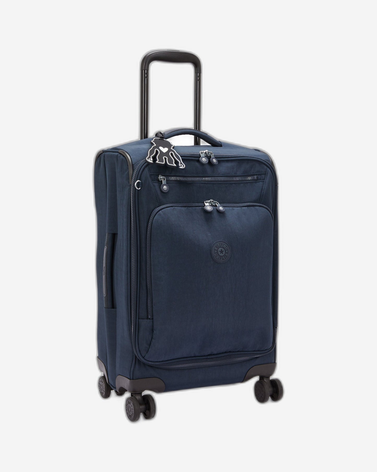 حقيبة سفر صغيرة Kipling New Youri Spin S Blue Bleu 2 ذات عجلات قابلة للطي C2I7504-96V