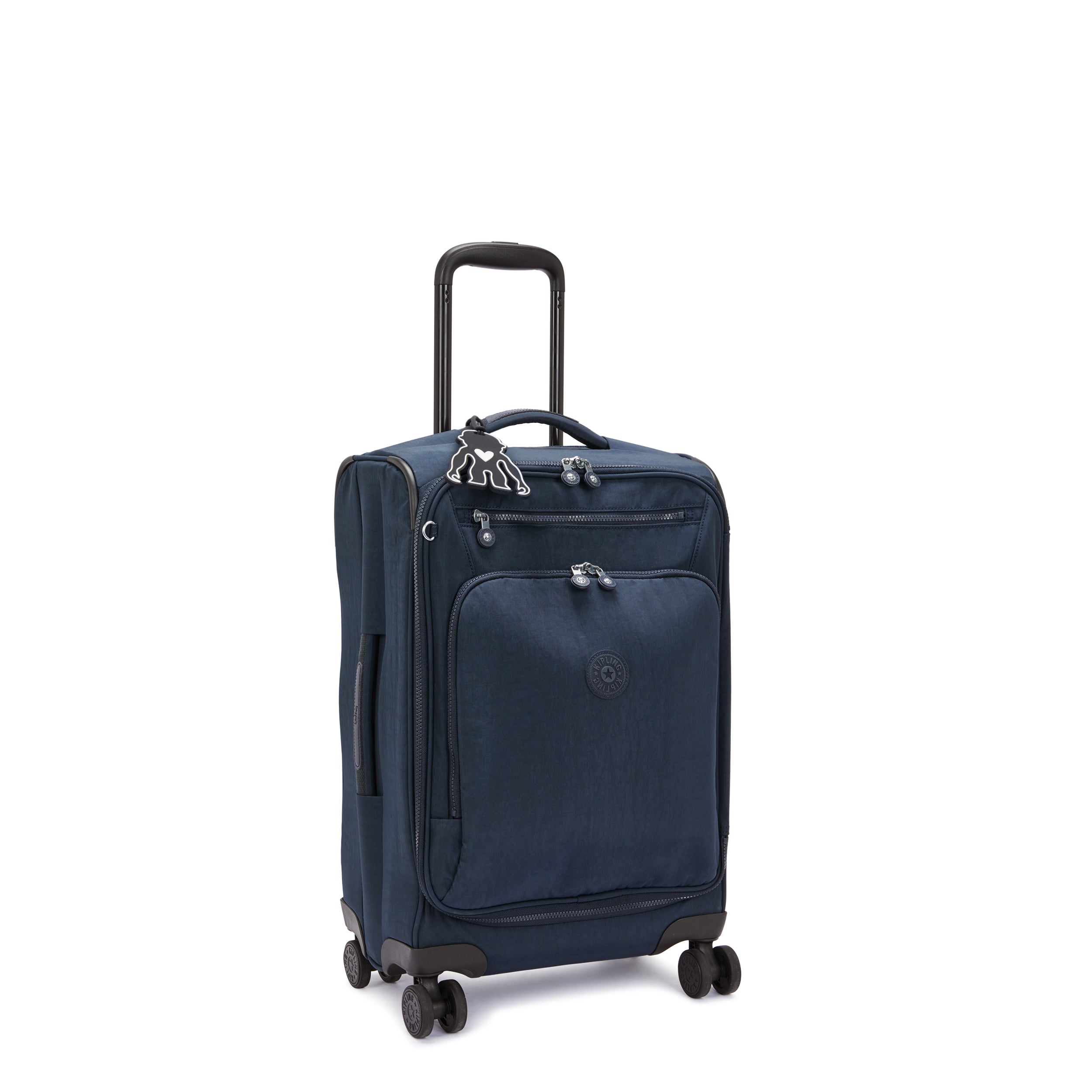 حقيبة سفر صغيرة Kipling New Youri Spin S Blue Bleu 2 ذات عجلات قابلة للطي C2I7504-96V