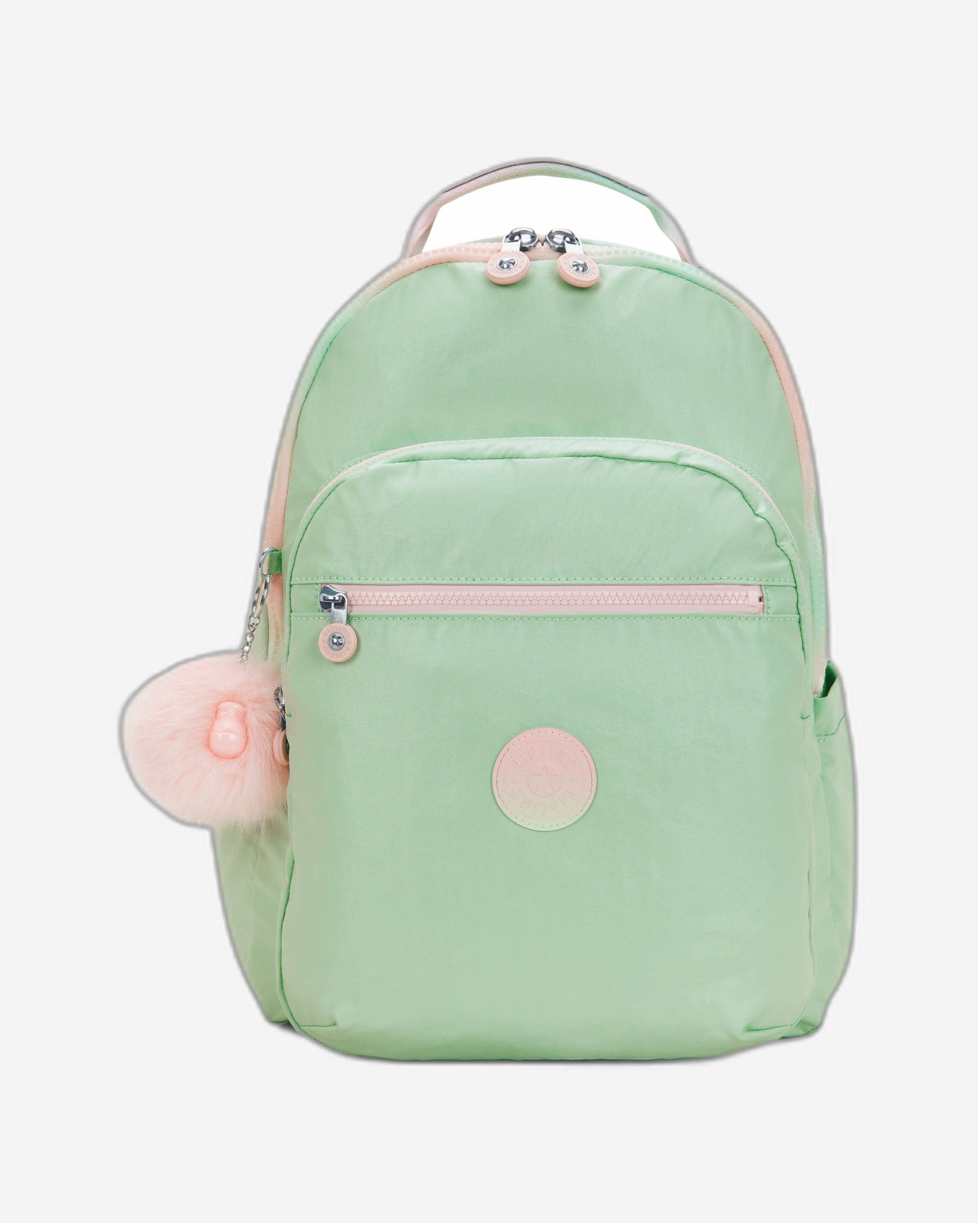 حقيبة ظهر كيبلينج سيول كوليدج ناعمة خضراء كبيرة C2I7547-5KY