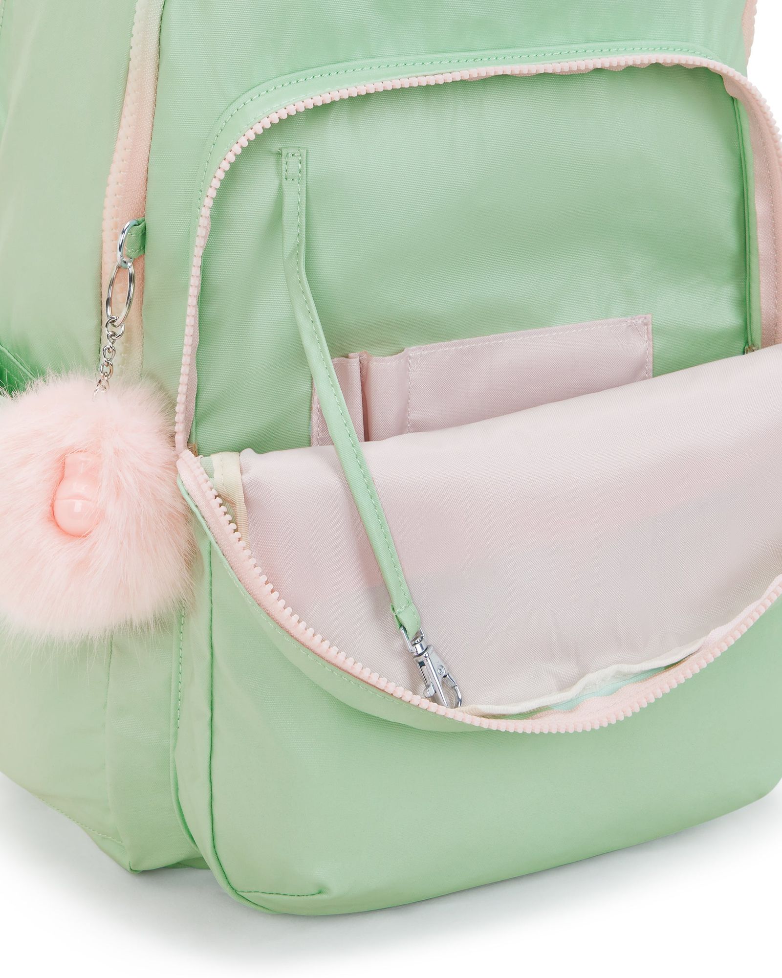 حقيبة ظهر كيبلينج سيول كوليدج ناعمة خضراء كبيرة C2I7547-5KY