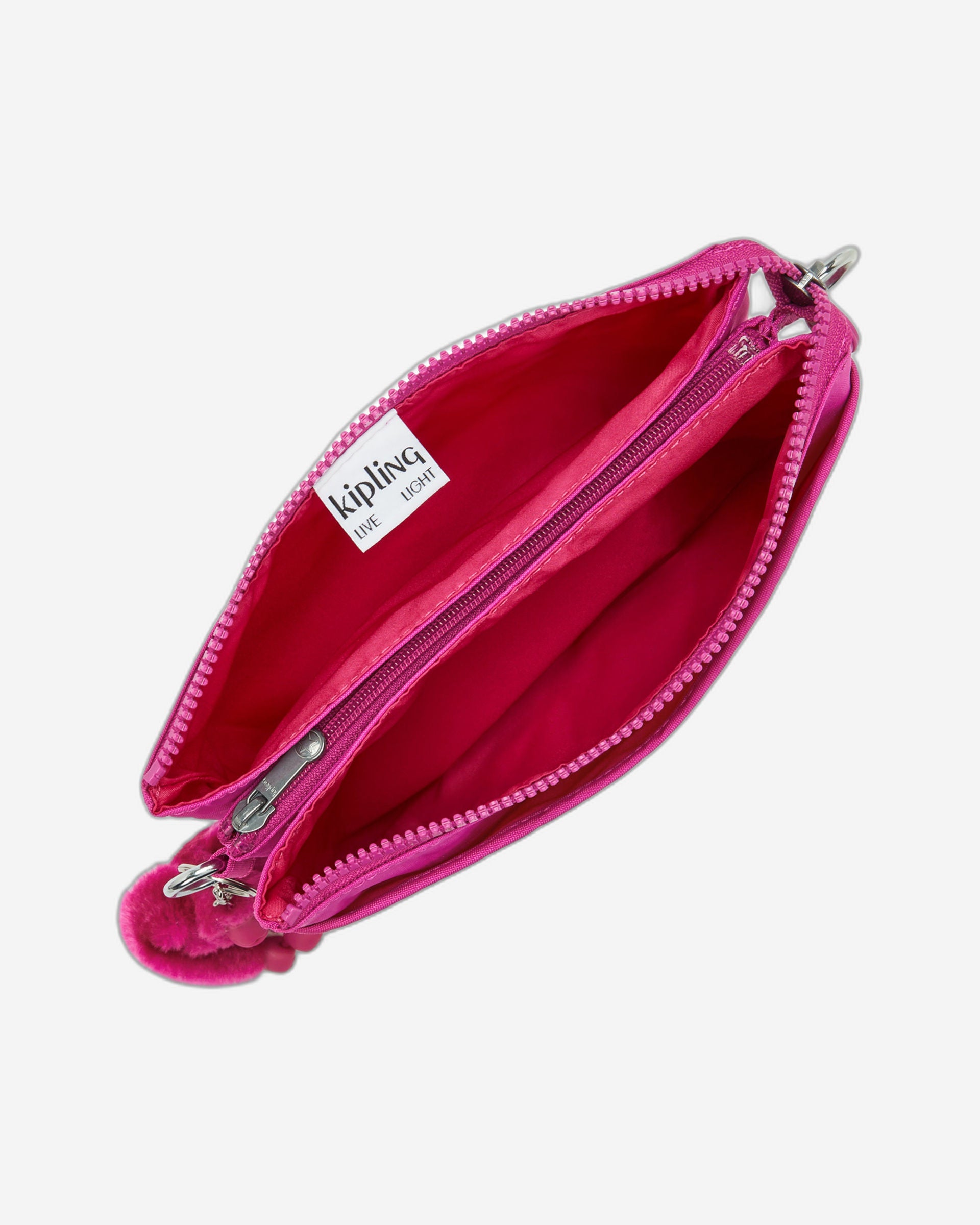 حقيبة كيبلينج ريري الصغيرة المتوهجة باللون الفوشيا I7590-3KU