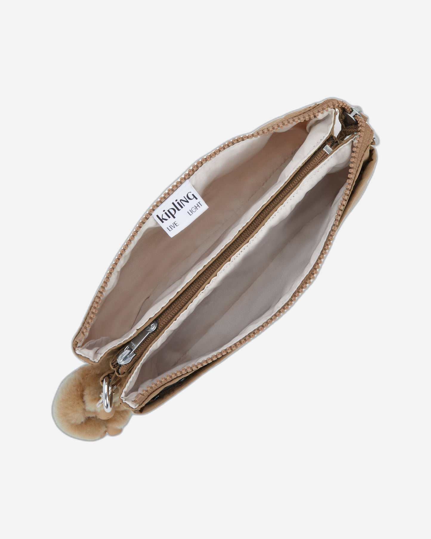 حقيبة Kipling Riri Early Tan صغيرة متقاطعة (مع حزام كتف قابل للإزالة) I7590-7CN