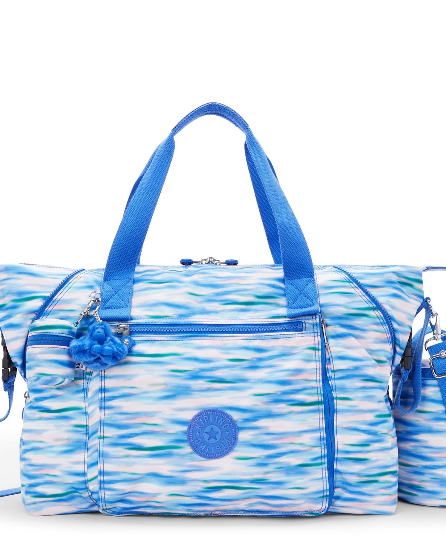 حقيبة أطفال Kipling Art M باللون الأزرق المخفف، حقيبة أطفال كبيرة مع حصيرة تغيير C2I7666-TX9