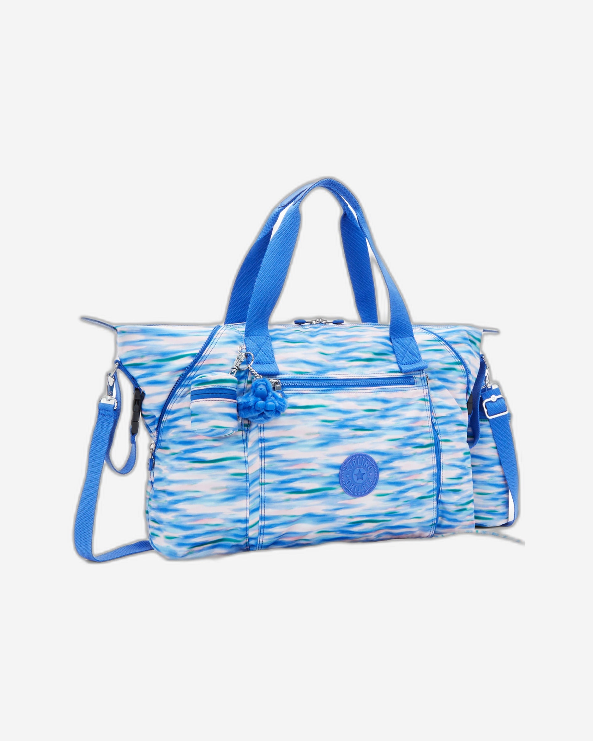 حقيبة أطفال Kipling Art M باللون الأزرق المخفف، حقيبة أطفال كبيرة مع حصيرة تغيير C2I7666-TX9