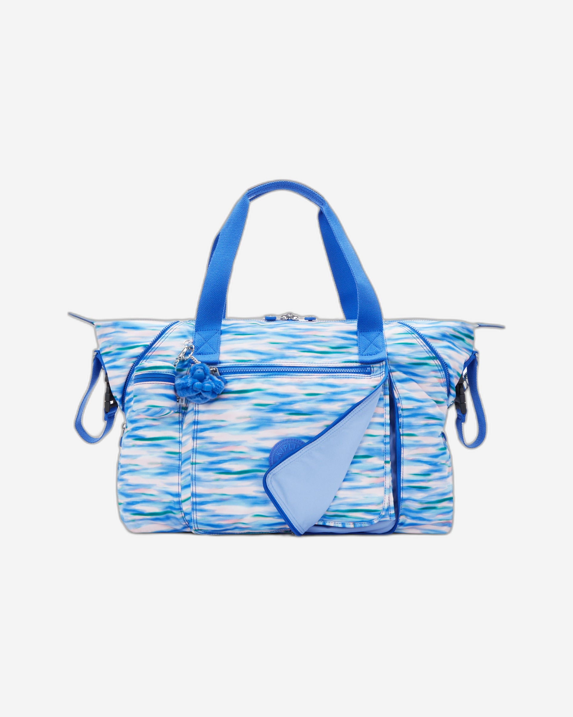 حقيبة أطفال Kipling Art M باللون الأزرق المخفف، حقيبة أطفال كبيرة مع حصيرة تغيير C2I7666-TX9