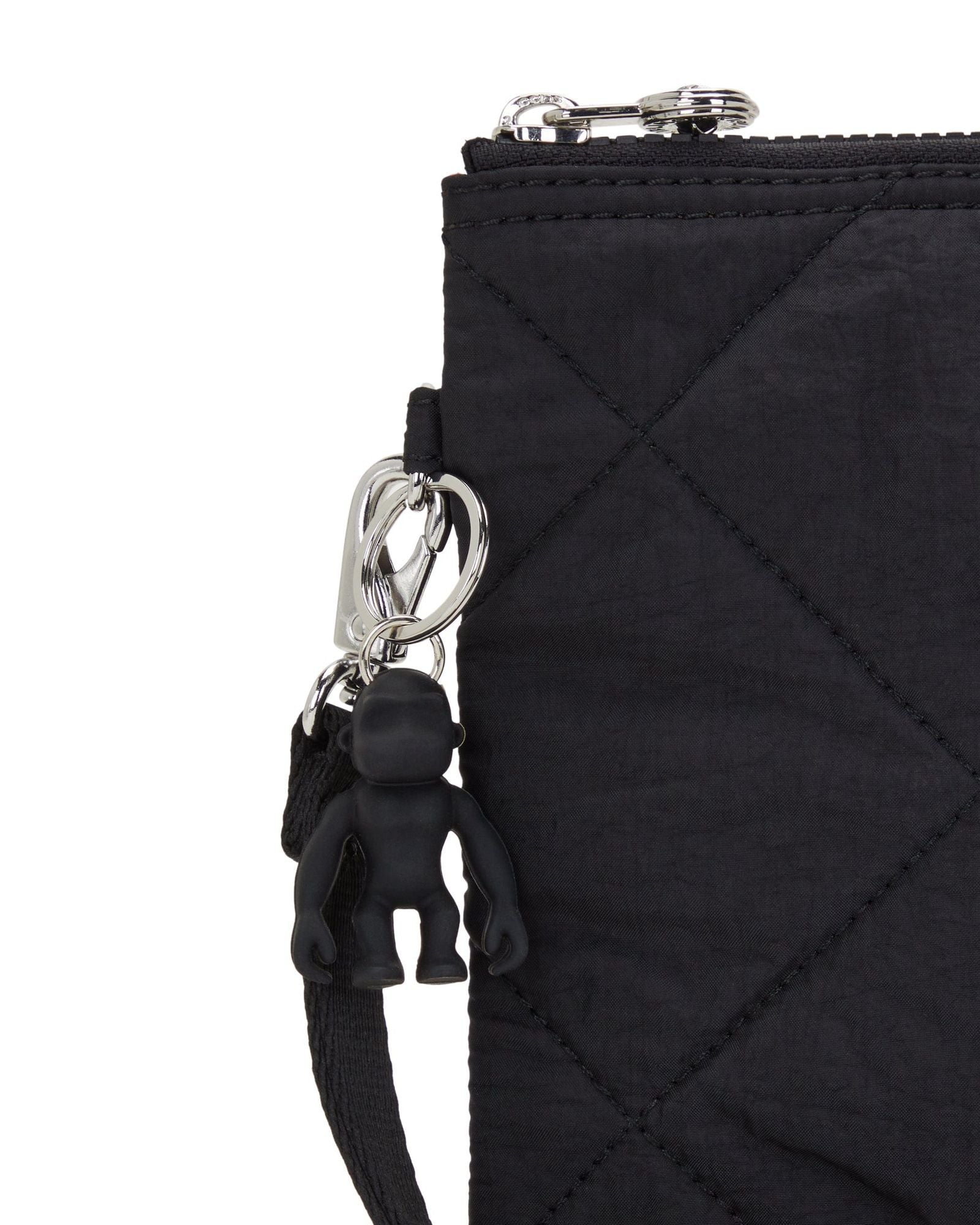 حقيبة كيبلينج فانسي كوزميك السوداء الكبيرة المسطحة C2I7668-95R