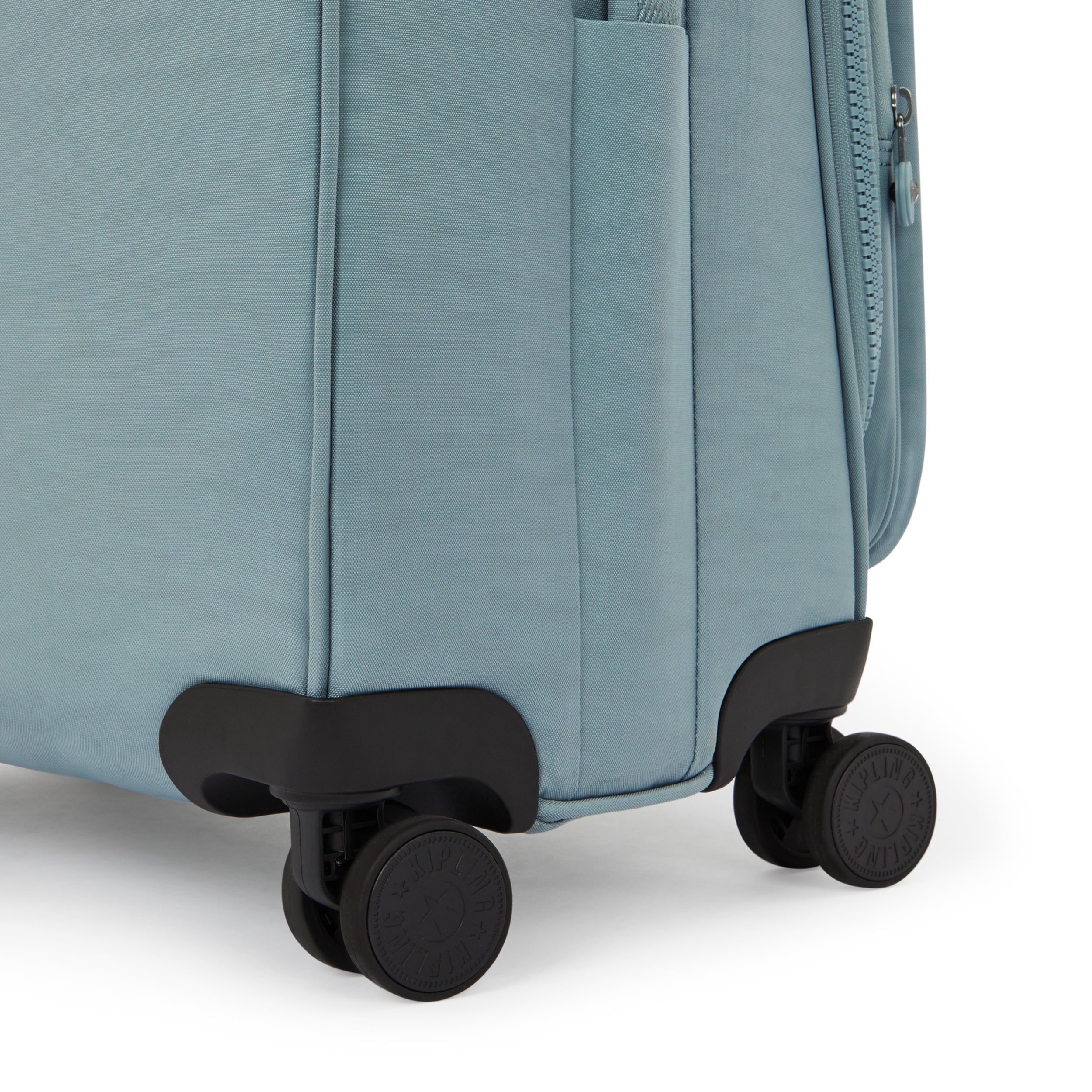 حقيبة سفر كيبلينج نيو يوري سبين إم متوسطة الحجم رمادية اللون قابلة للتمدد بعجلات I7706-3NL