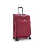 حقيبة سفر Kipling New Youri Spin M Lounge Wine متوسطة الحجم قابلة للتمدد بعجلات I7706-5FW