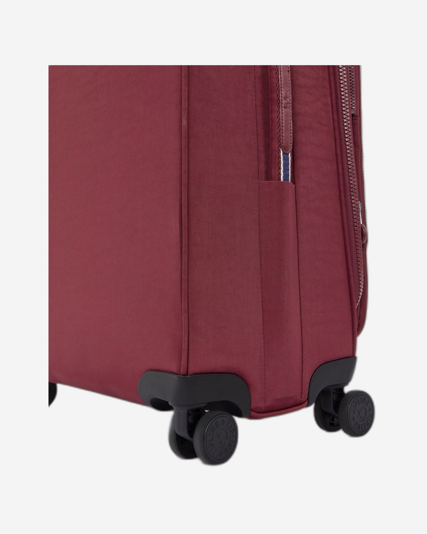 حقيبة سفر Kipling New Youri Spin M Lounge Wine متوسطة الحجم قابلة للتمدد بعجلات I7706-5FW