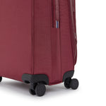 حقيبة سفر Kipling New Youri Spin M Lounge Wine متوسطة الحجم قابلة للتمدد بعجلات I7706-5FW