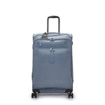 Kipling New Youri Spin M Blue Stone Medium expandable wheeled luggage I7706-6FB