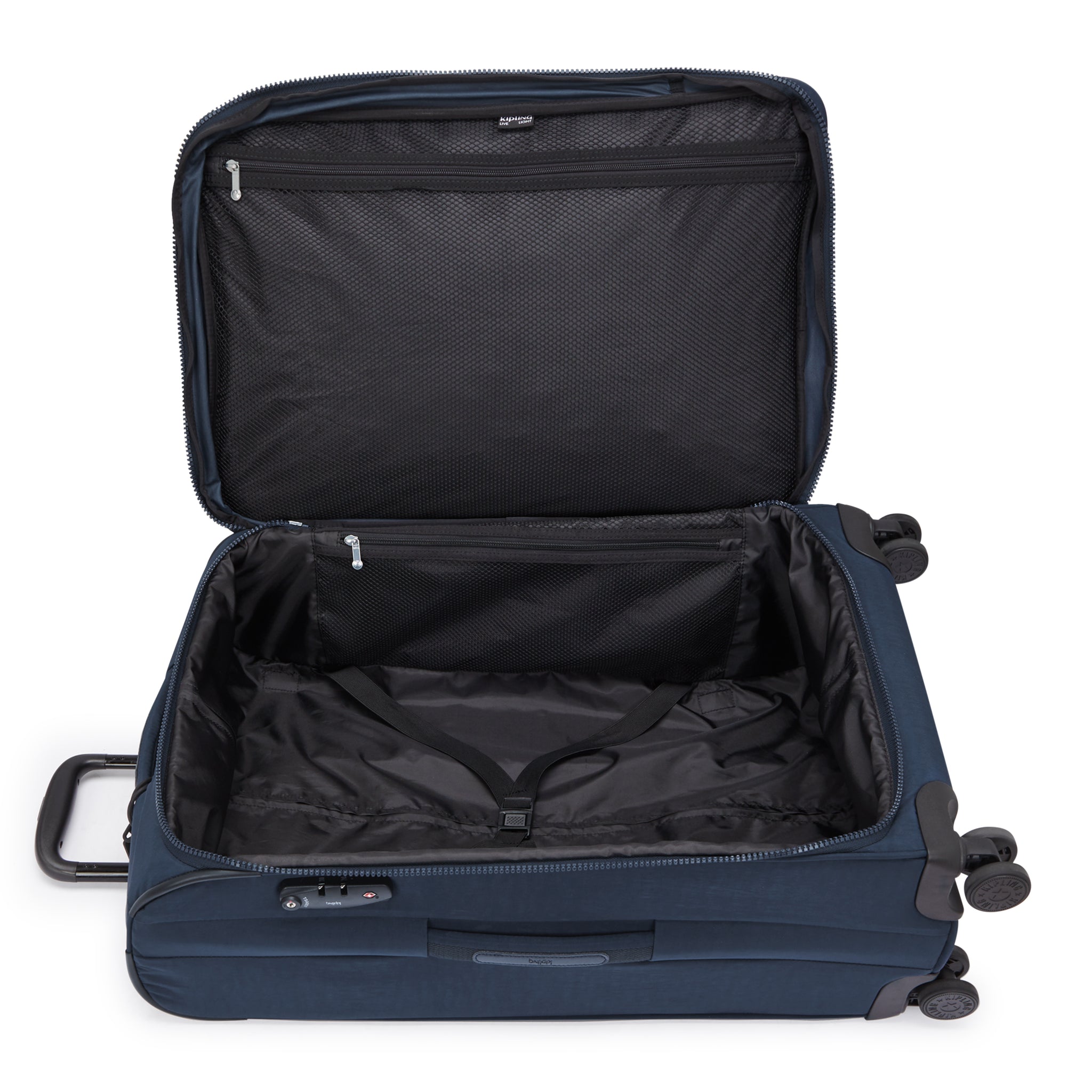 حقيبة كيبلينج نيو يوري سبين M زرقاء 2 متوسطة الحجم قابلة للتمدد C2I7706-96V