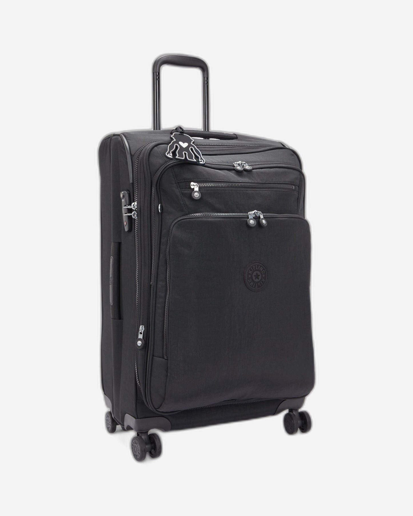 حقيبة كيبلينج نيو يوري سبين إم سوداء متوسطة الحجم قابلة للتمدد C2I7706-P39