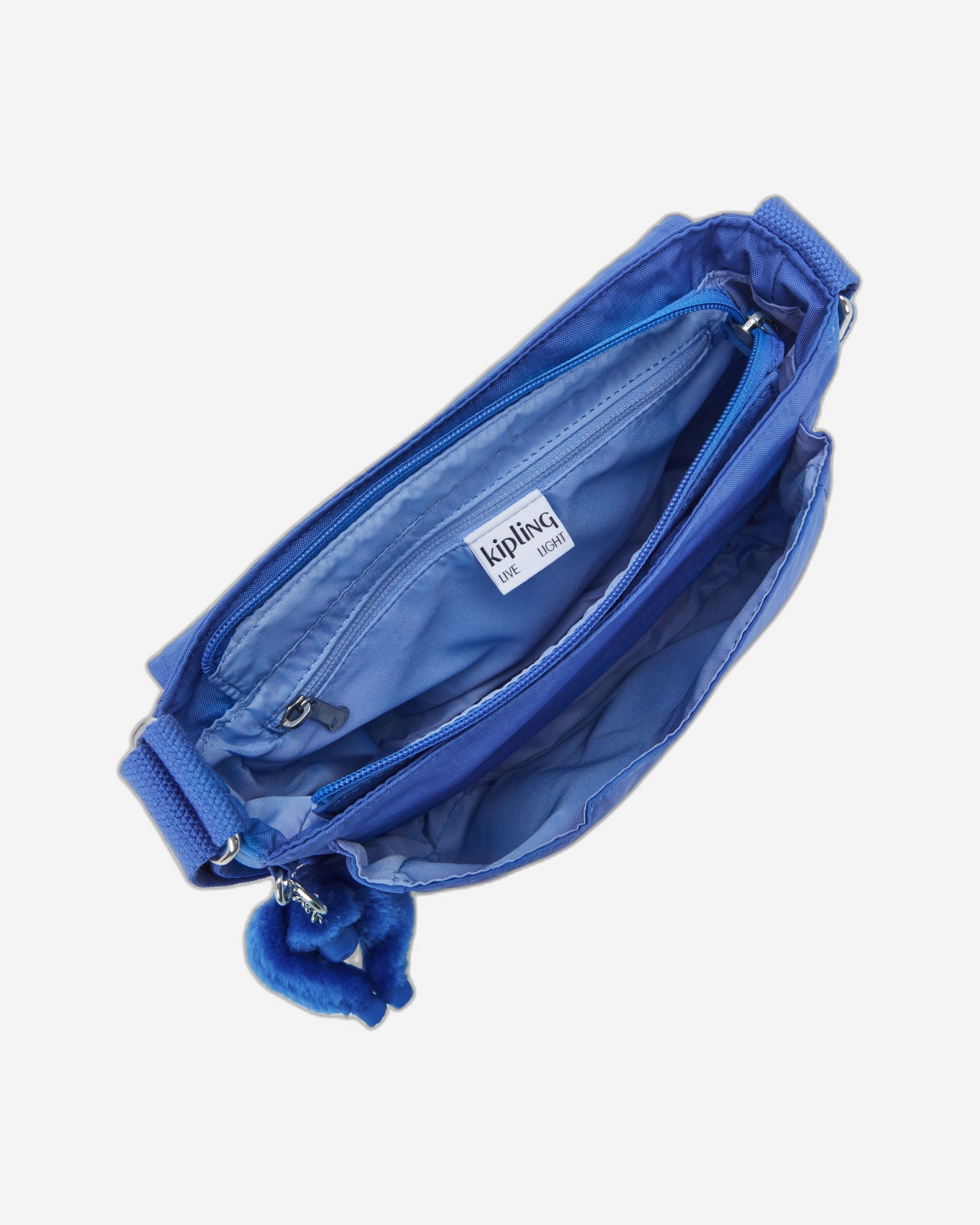 حقيبة كتف متوسطة الحجم من كيبلينج لورين إم، لون أزرق هافانا، C2I7729-JC7