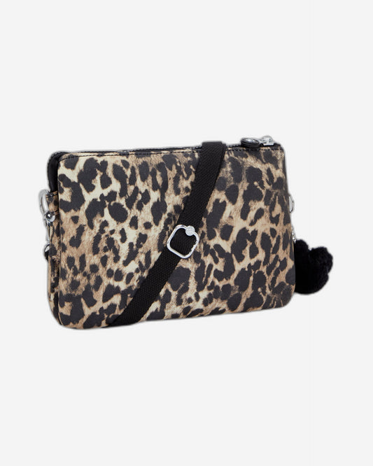 حقيبة Kipling Riri Wild Leopard صغيرة متقاطعة (مع حزام كتف قابل للإزالة) I7780-6JP