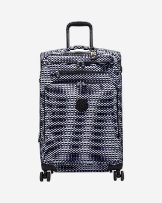 حقيبة سفر كيبلينج الجديدة يوري سبين إم متوسطة الحجم قابلة للتمدد بطبعة مميزة C2I7788-DD2