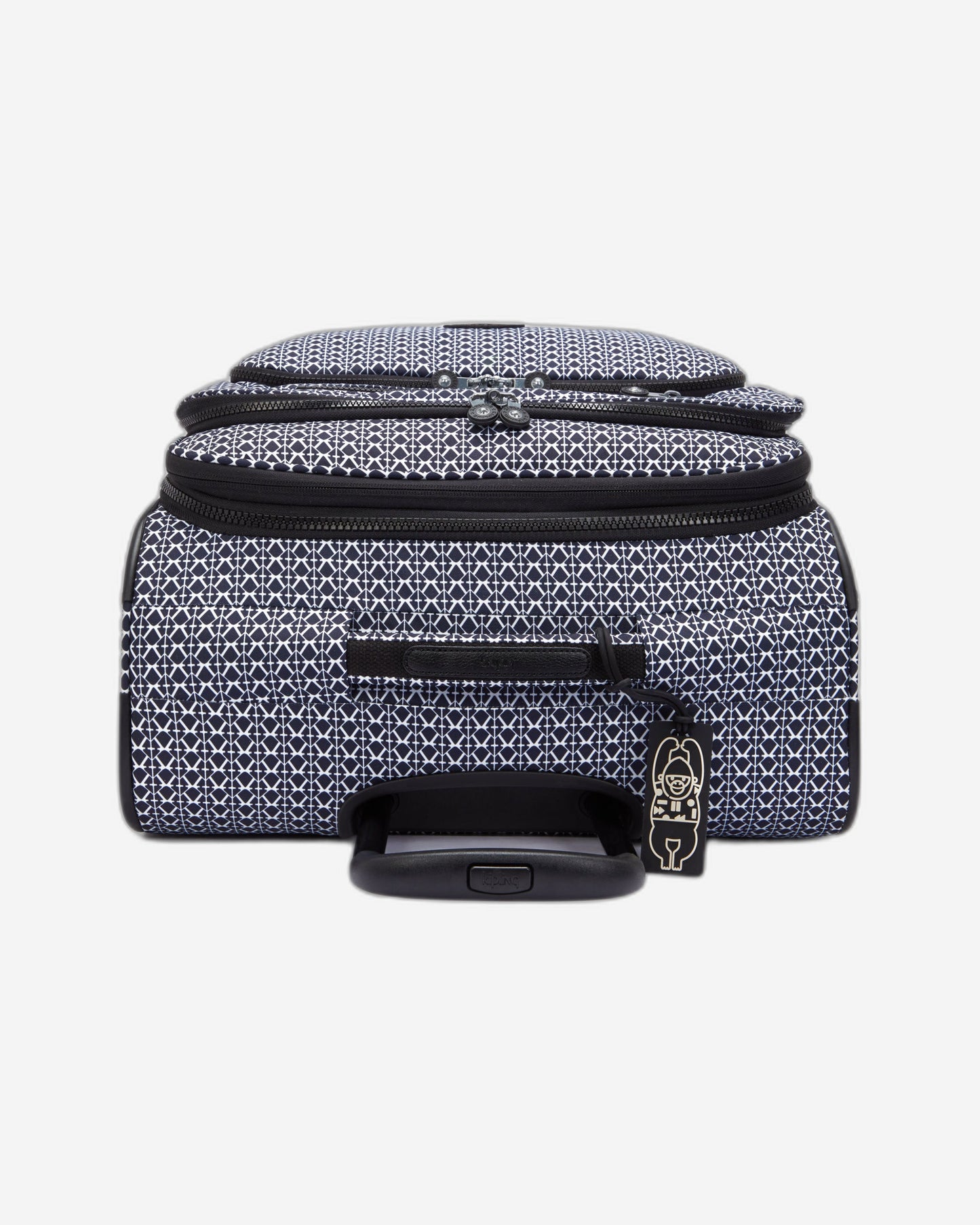 حقيبة سفر كيبلينج الجديدة يوري سبين إم متوسطة الحجم قابلة للتمدد بطبعة مميزة C2I7788-DD2